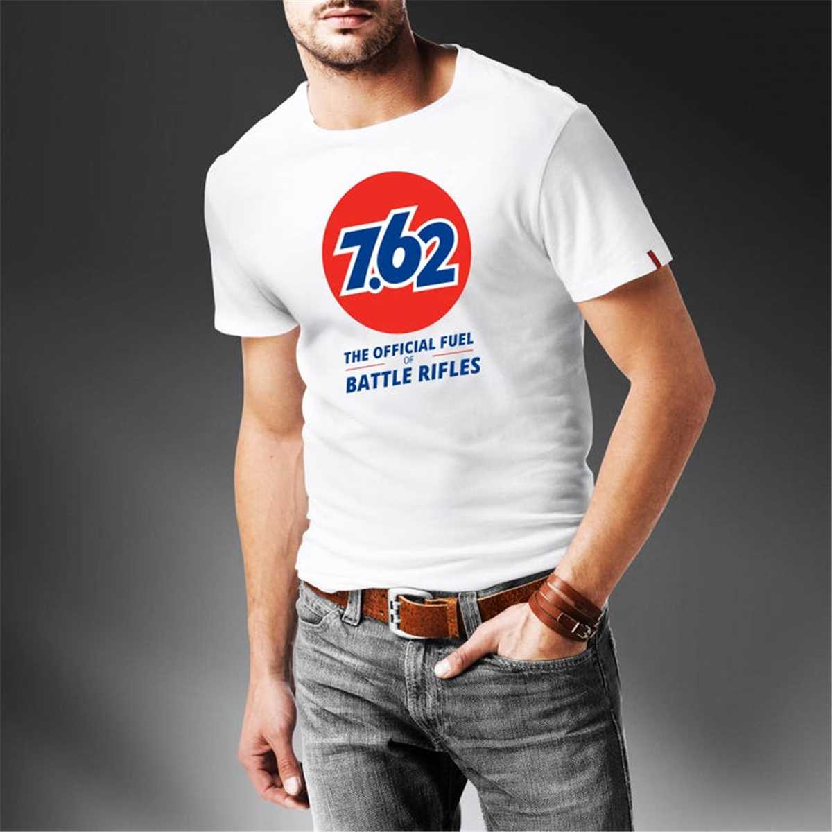 7.62 Official Fuel of Battle Rifles - Funny Gun T-Shirt | Inspire Uplift