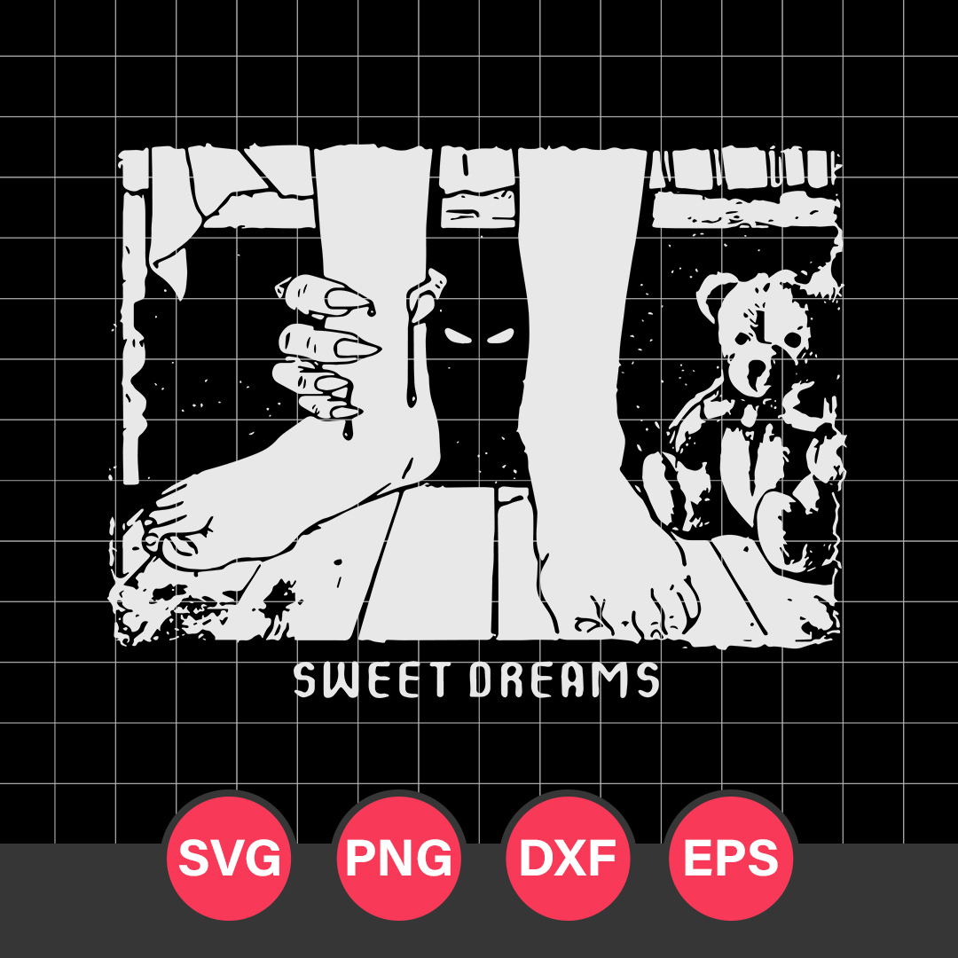 Monster Under The Bed Horror Svg, Horror Movies Svg, Hallowe Inspire