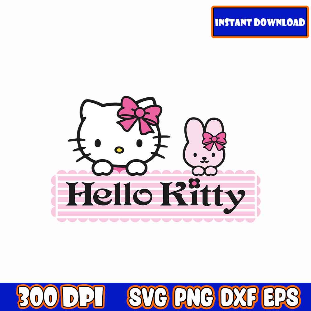 Hello-Kitty svg eps png, Hello-Kitty Bundle svg, for Cricut, | Inspire