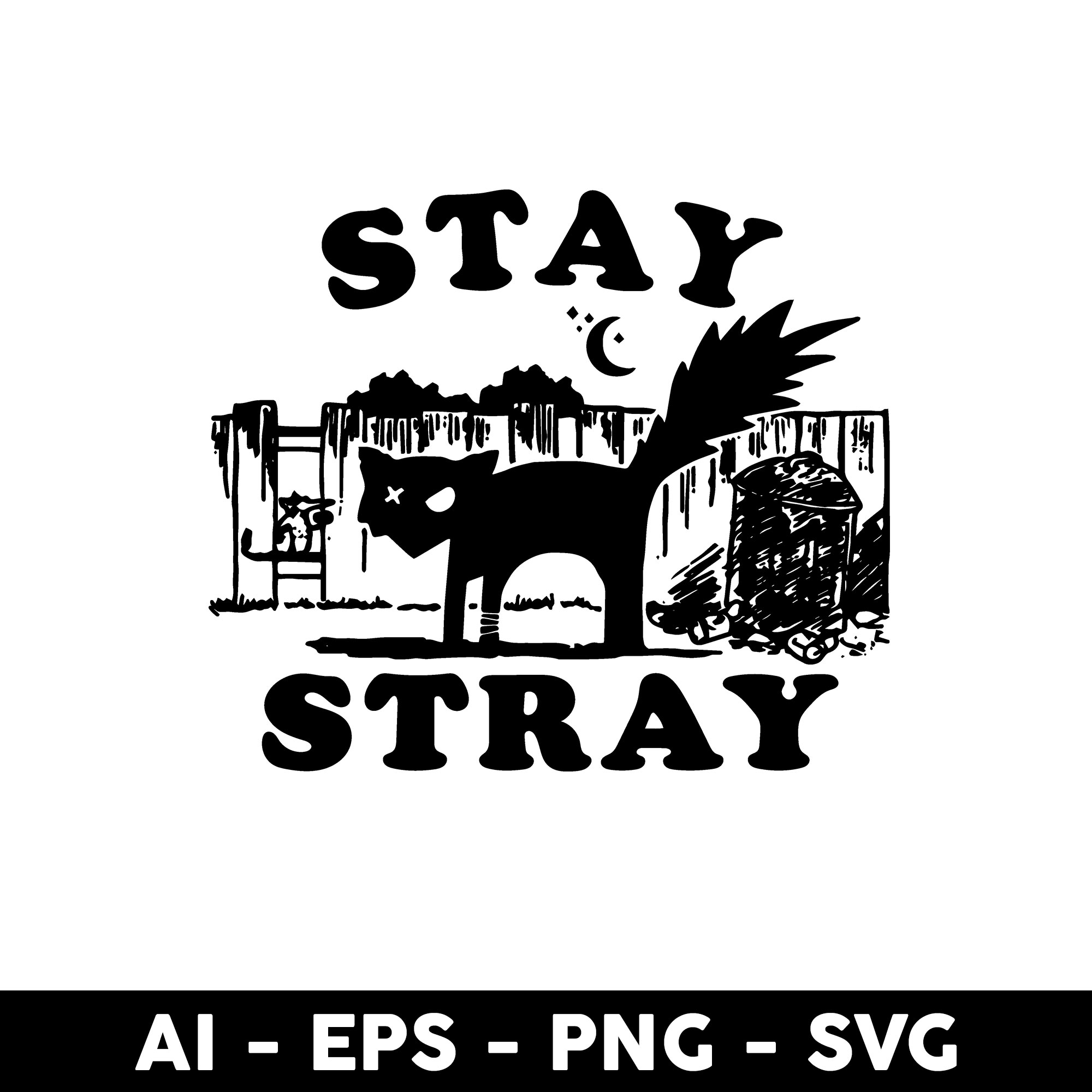 Stray Cat Let's Wander Road Trip Svg, Black Cat Svg, Cat Svg Inspire Uplift Stray Cat Let's Wander Road Trip Svg, Black Cat Svg, Cat Svg Inspire Uplift