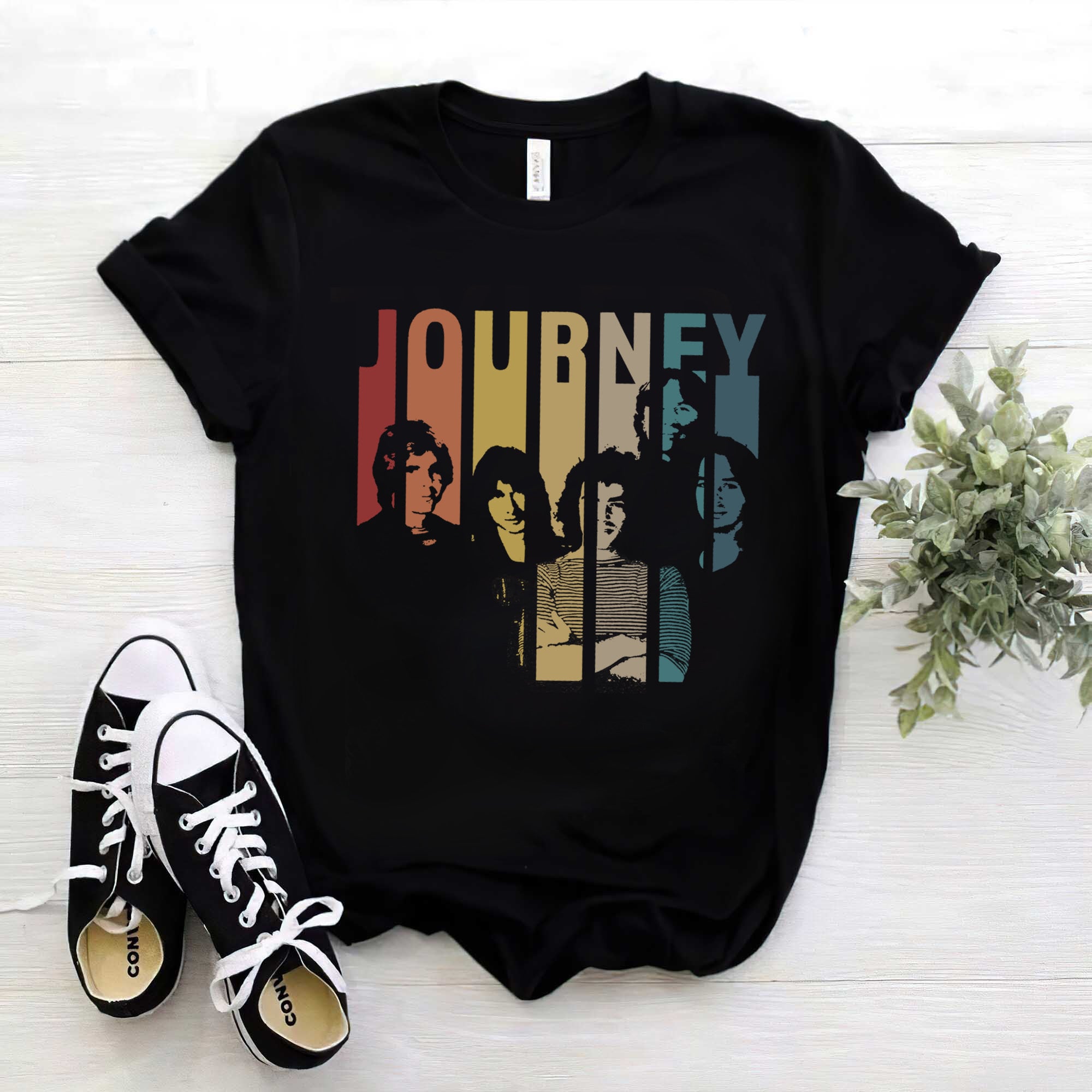 Vintage Retro Journey Band TShirt, Journey Band Gift, Retro Inspire