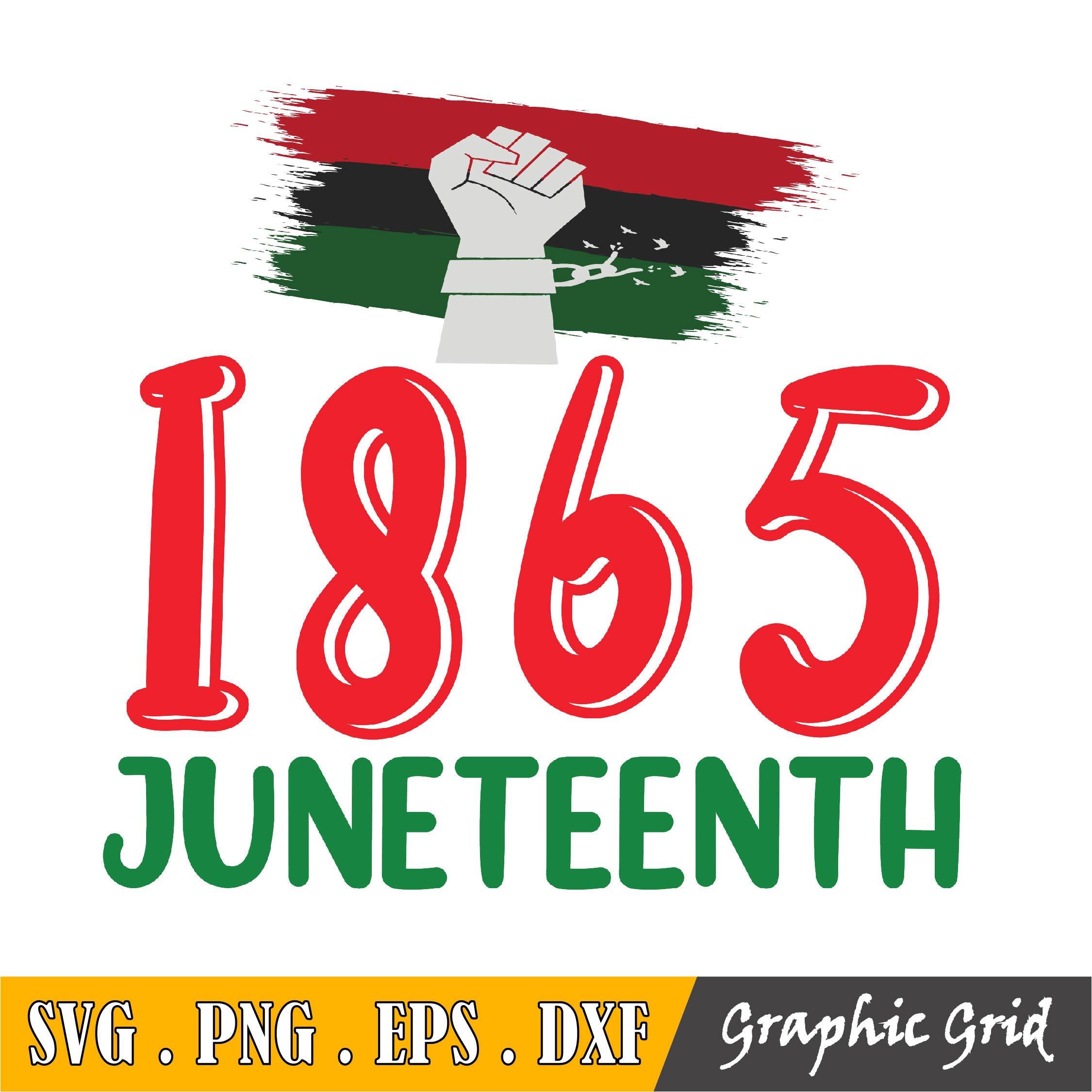 1865 Juneteenth Svg Cut File Cricut Cut File For Silhouette - Inspire