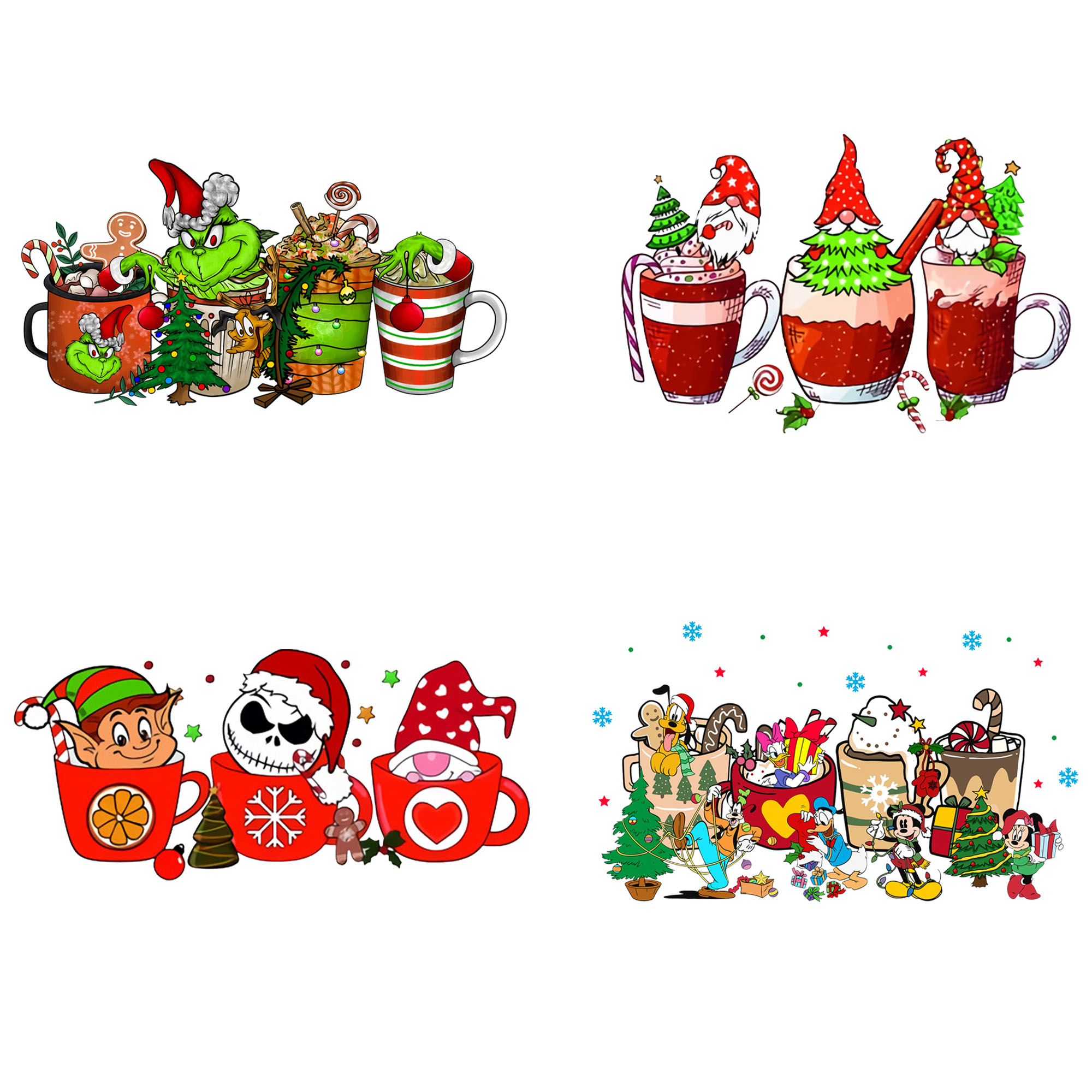 Christmas Coffee Grinch Bundle Png,Silhouette Svg files - Inspire Uplift