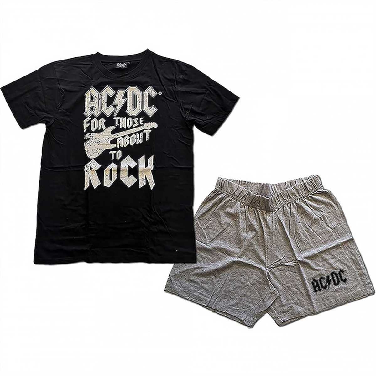 AC-DC Pyjamas Official Licensed Product Unisex Summer Pyjam | Inspire ...