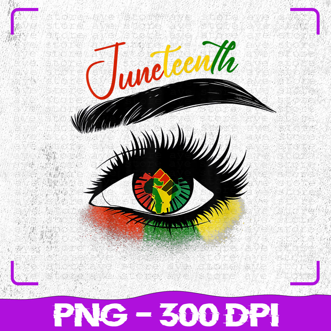 Juneteenth Eye African American Png, Women Black History Pri | Inspire ...