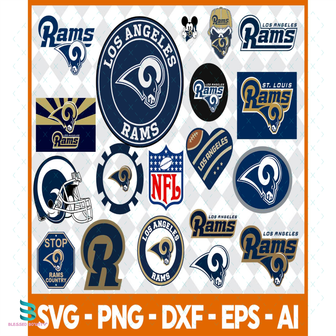 Only Rams Sticker Svg Los Angeles Rams, Rams Svg, La Rams, La Rams Svg, NFL Svg - Inspire Uplift