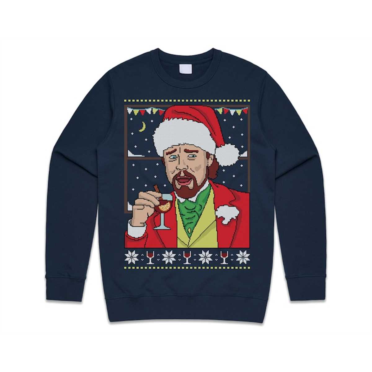 Di Caprio Leo Meme Jumper Leonardo DiCaprio Meme Christmas Jumper
