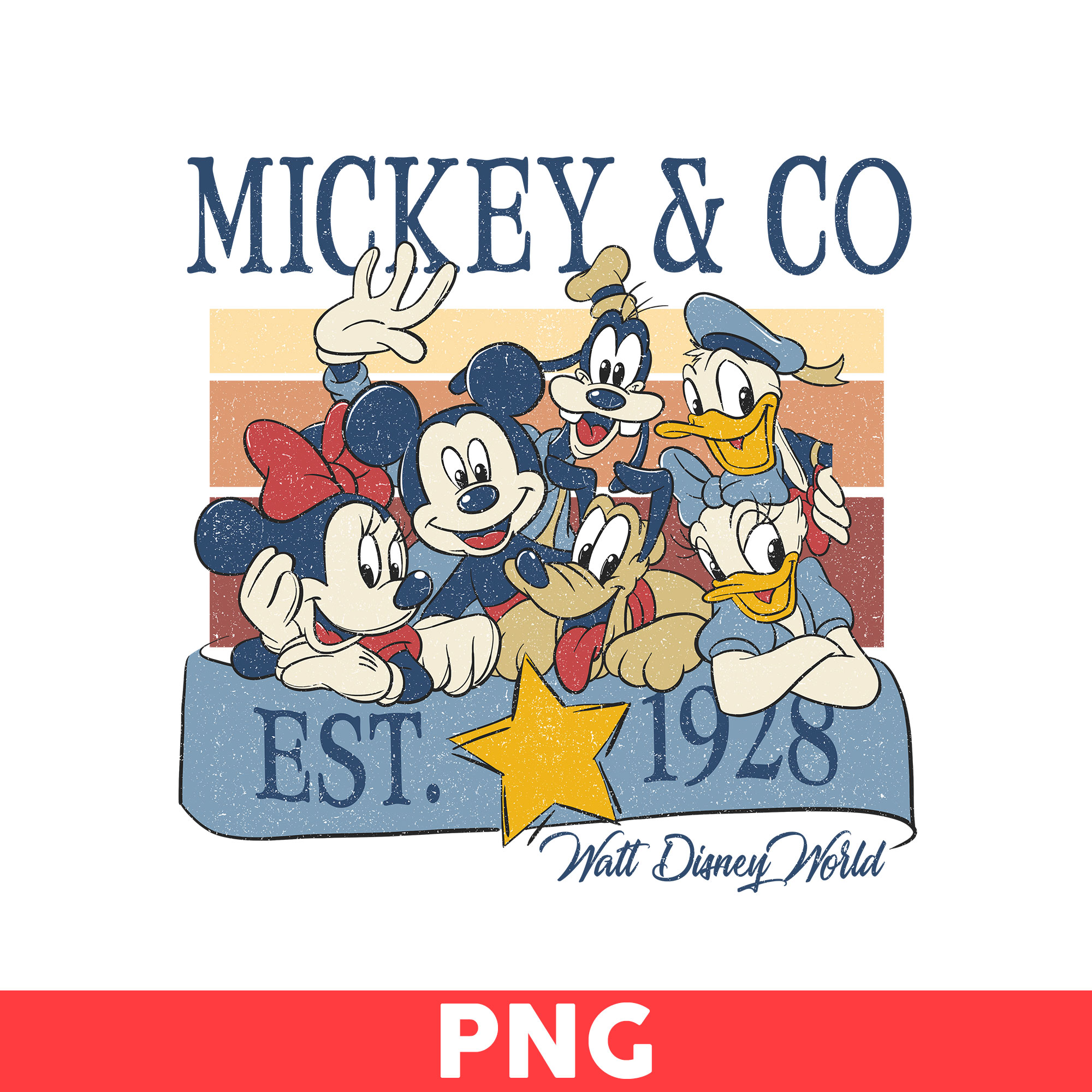 Mickey & Co Est 1928 Png, Walt Disney World Png, Mickey Mous 