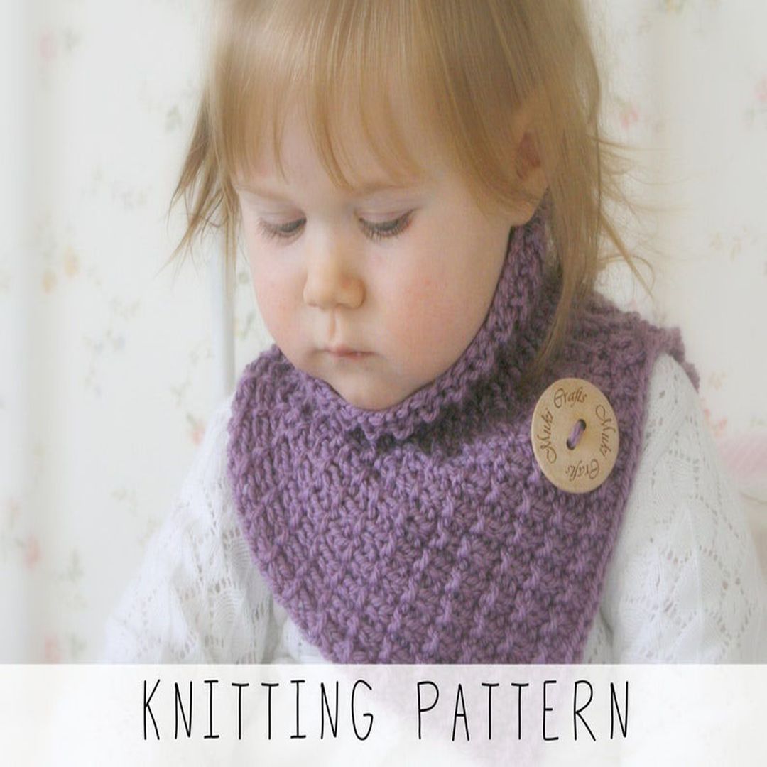 KNITTING PATTERN kids cowl x Easy kids cowl knit pattern x B Inspire Uplift
