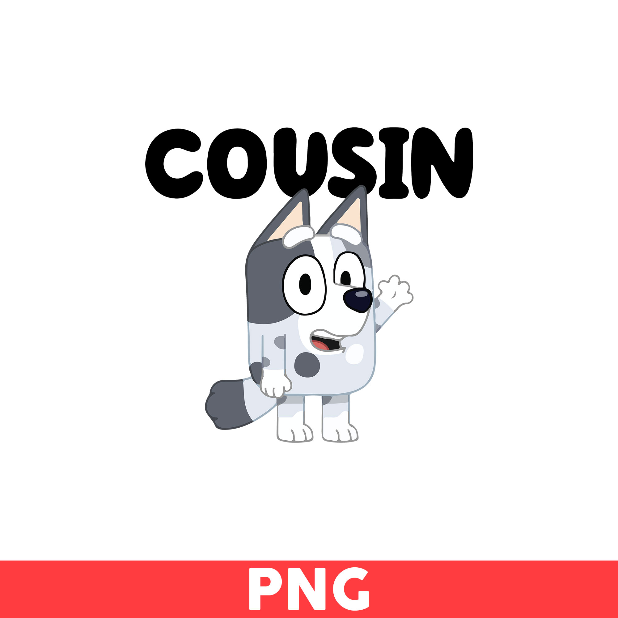 Bluey Muffin Cousin Svg, Muffin Dog Svg, Muffin Svg, Cousin Inspire