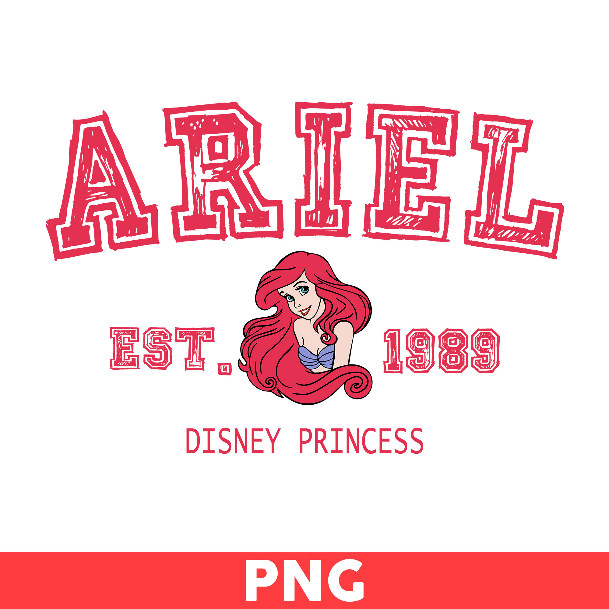 Ariel Est 1989 Png, Ariel Png, Little Mermaid Png, Disney Pr | Inspire ...