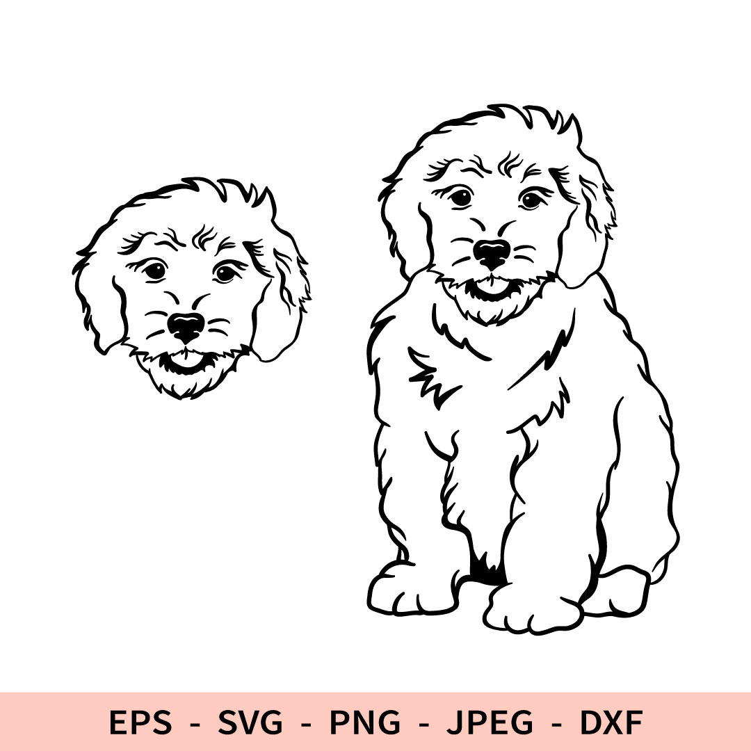 Goldendoodle Svg Goldendoodle Dog Svg Dog Lover Dxf File fo - Inspire