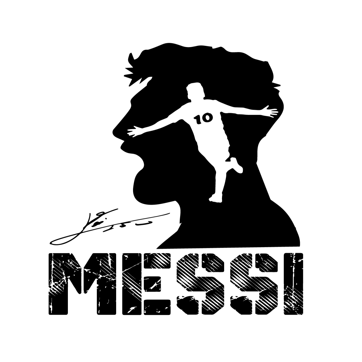 Lionel Messi Argentina World Cup Team SVG - Inspire Uplift