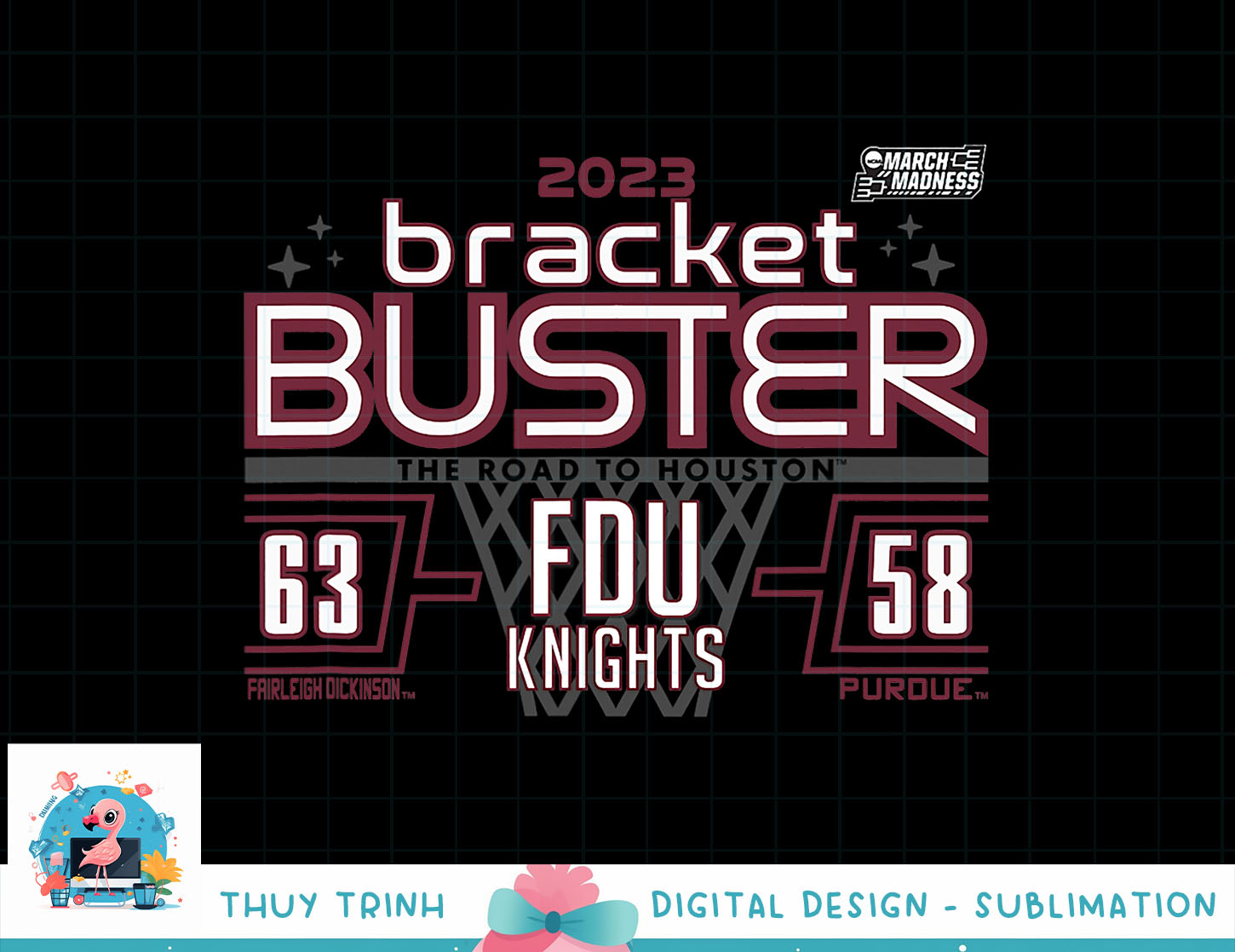 Fairleigh Dickinson Knights Bracket Buster 2023 Basketball p Inspire