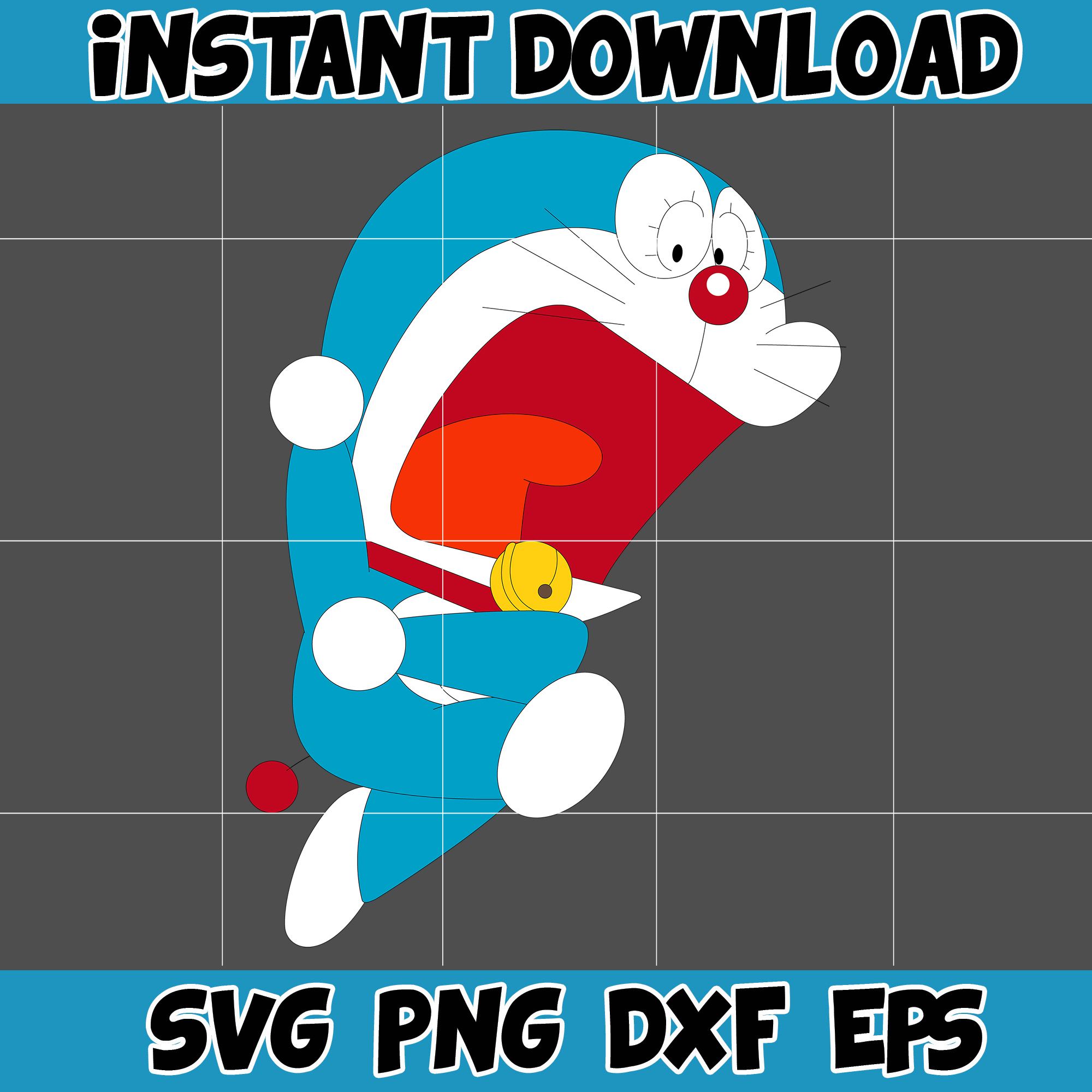 Doraemon File Vector Doraemon SVG, Cricut, Cut files, Digital Vector File, Comes - Inspire ...