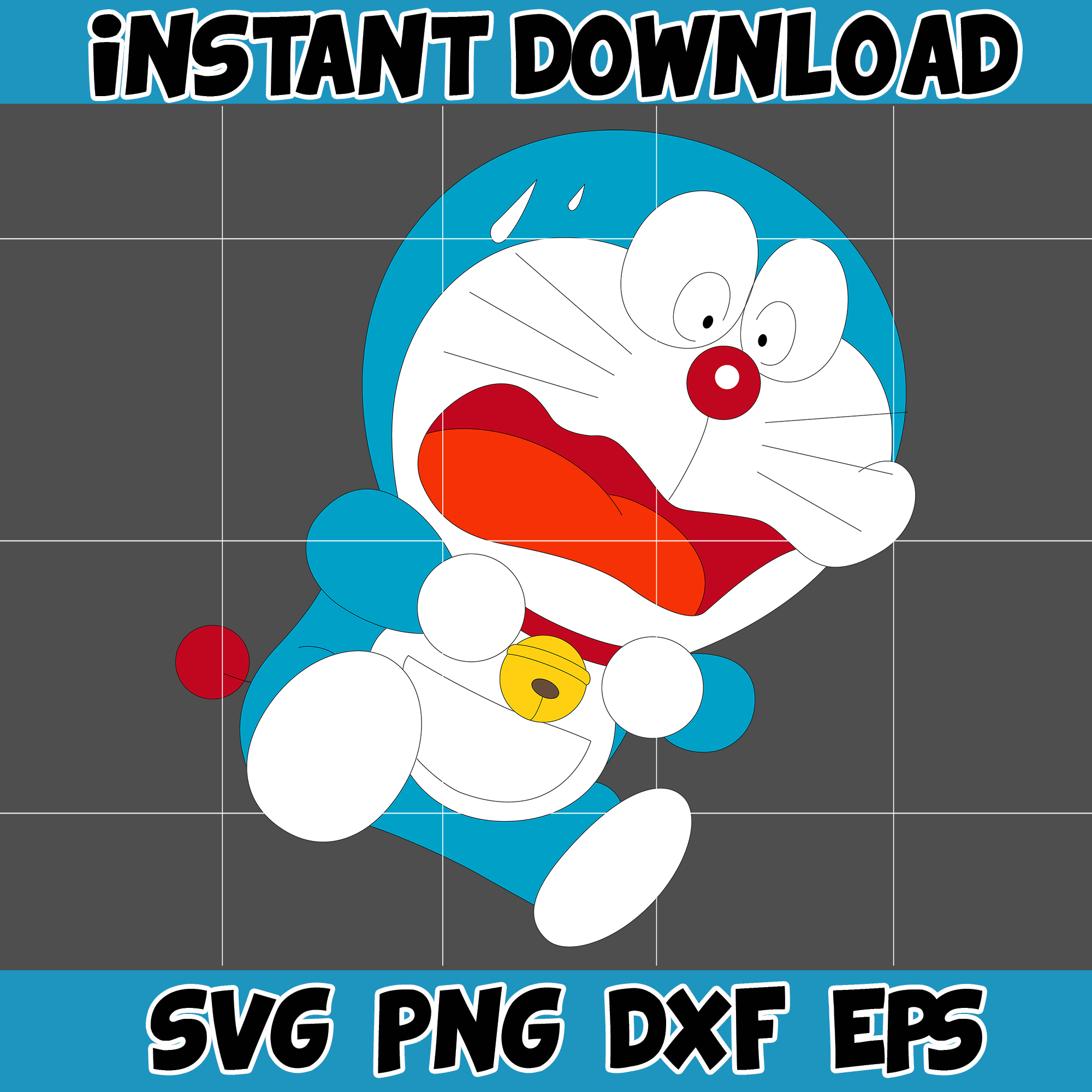 Doraemon File Vector Doraemon SVG, Cricut, Cut files, Digital Vector File, Comes - Inspire ...