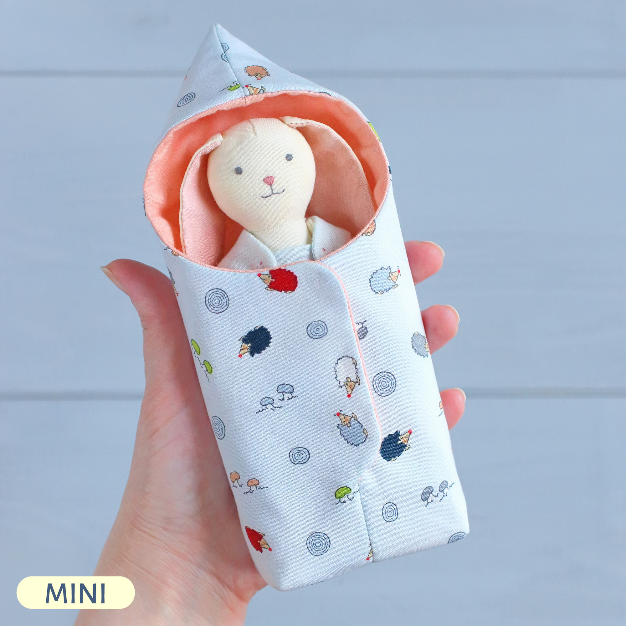 PDF Sleeping Bag for Mini Doll Sewing Pattern Inspire Uplift