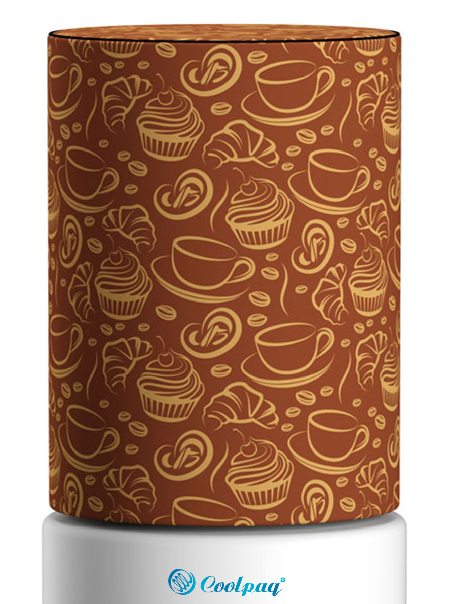 Coffee-themed Water Dispenser 19L Bottle Cover | COOLPAQ | Inspire Uplift