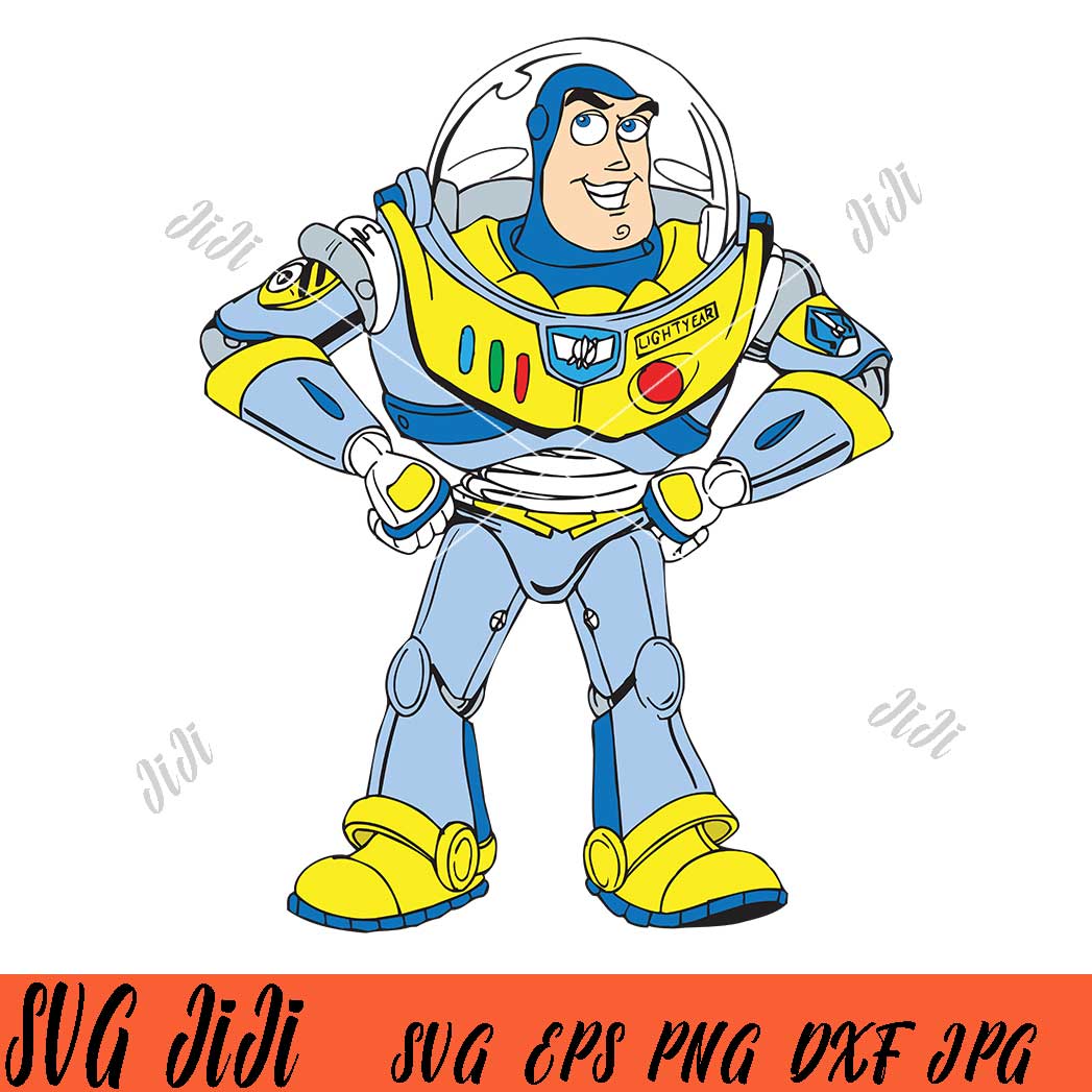 Buzz Lightyear Characters SVG, Buzz Lightyear Disney SVG, T