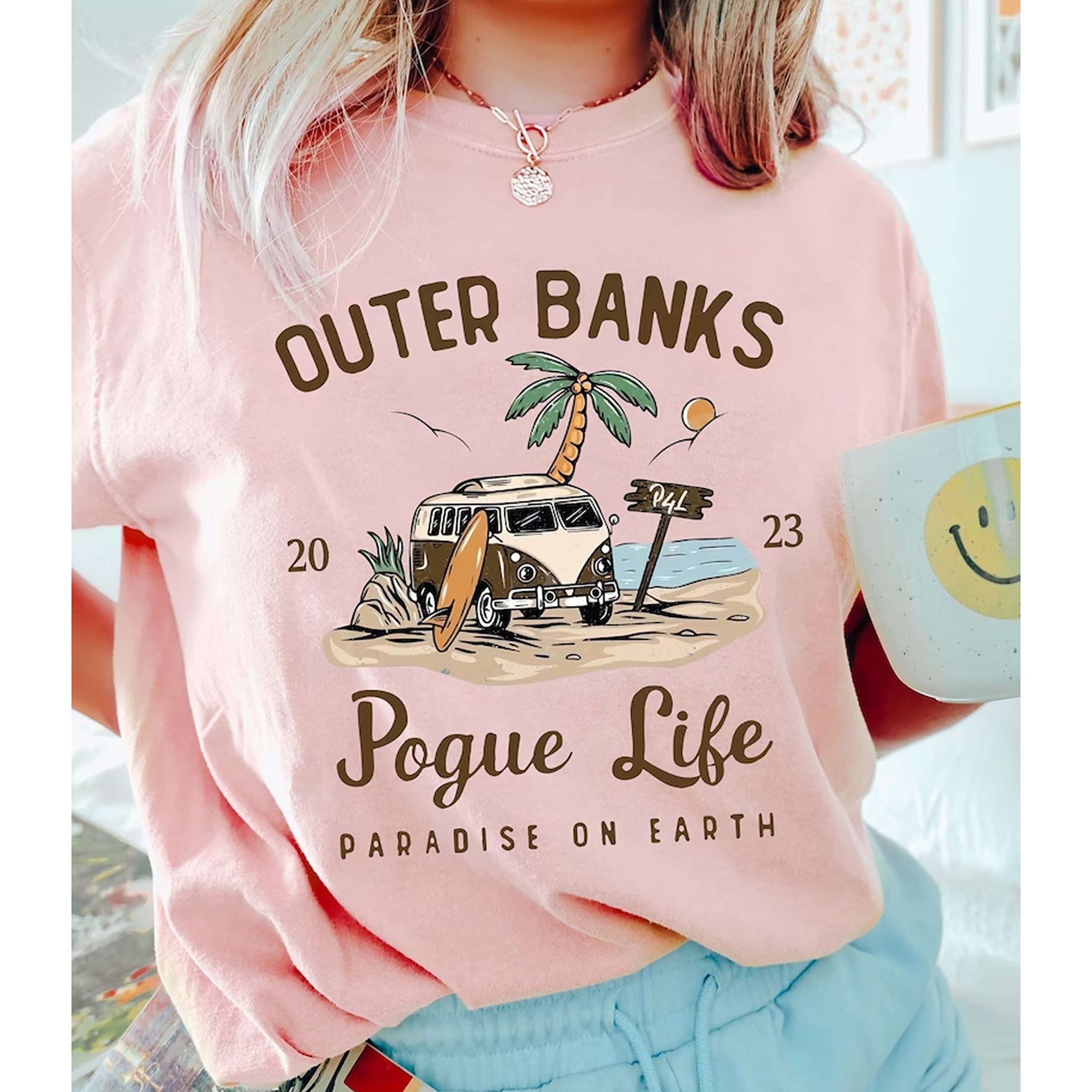 Custodia Per Libro Outer Banks: Fodera In Tessuto Con Stampa Pogue Life, Regalo Per Fan (22.9x29.2 Cm)