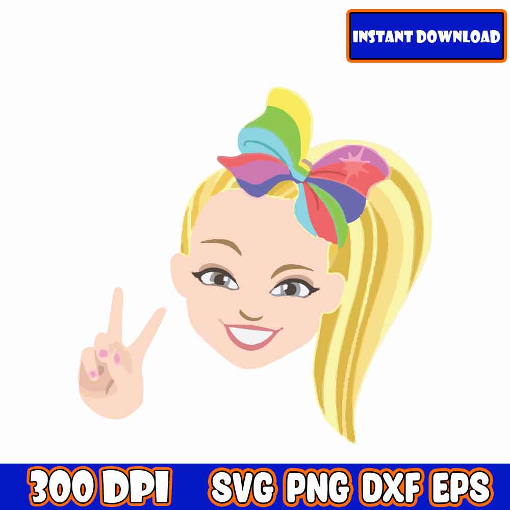 Jojo Siwa bundle svg, png, Jojo Siwa svg, png, files for cri | Inspire ...