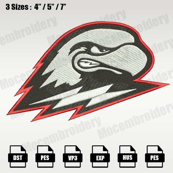 Southern Utah Thunderbirds Embroidery Designs, NCAA Logo Emb Inspire