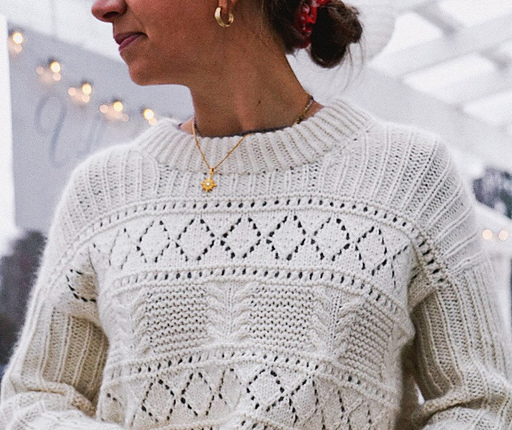 Handknit women sweater Sweaters for women Gray color sweater White color sweater Women sweaters Knit warm sweater