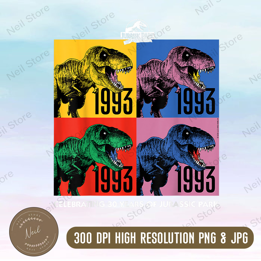 Jurassic Park 30 Years Png, Jurassic Png, PNG High Quality, - Inspire ...