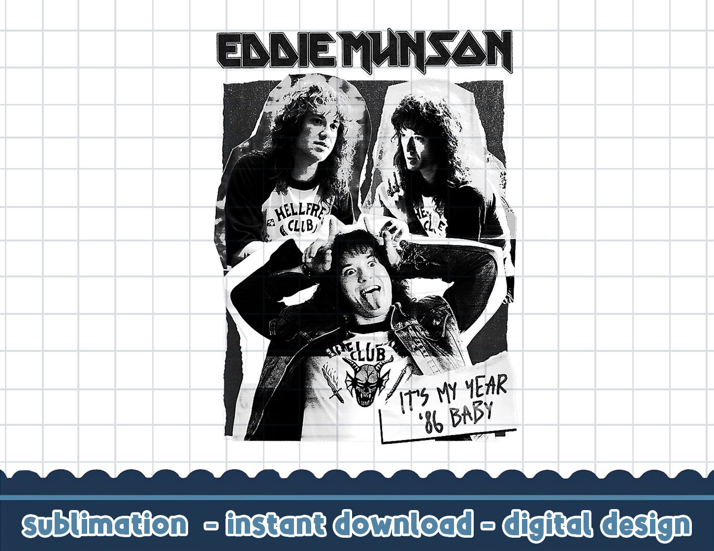 Stranger Things Hellfire Club Eddie Munson Cutouts png,digit Inspire