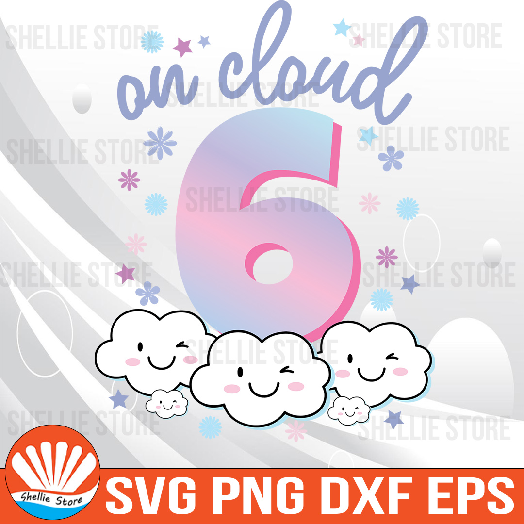 On Cloud 9 Birthday png, 9th Birthday png, on cloud 9th Birt - Inspire