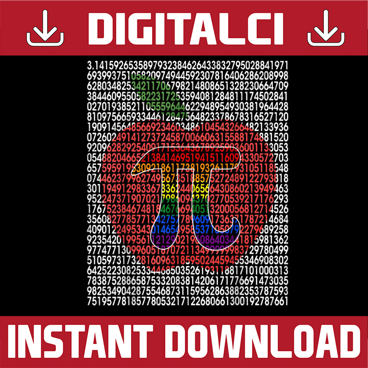 Pi Day Digits of Pi Rainbow 3.14 Math Teacher Pi Day, Funny Inspire Uplift
