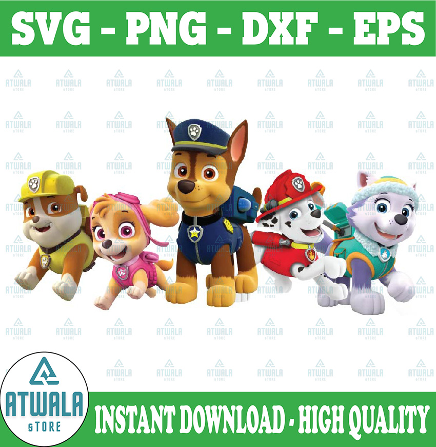 Paw Dogs Png, Paw Patrol Png, Pup Patrol Png, Dog Party Png | Inspire ...