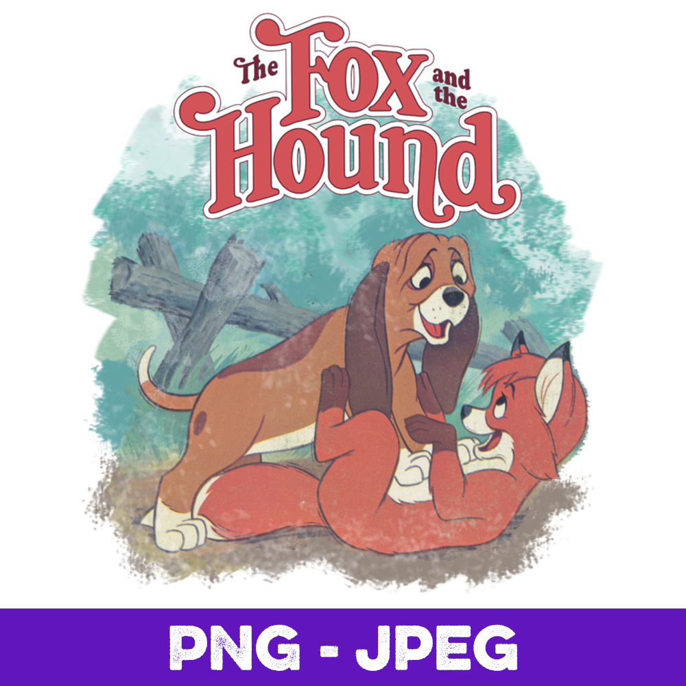 Disney The Fox and the Hound Vintage Classic Poster V1 , PNG Inspire