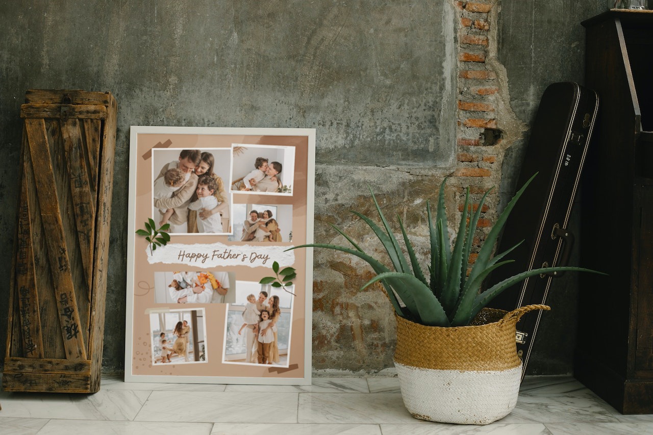 Digital Father's Day Photo Collage | Inspire Uplift