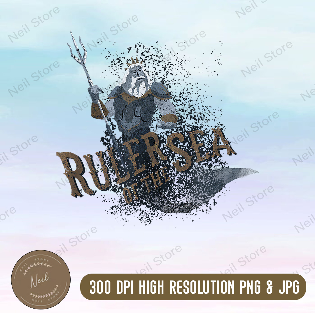 Disney The Little Mermaid King Triton Ruler Of The Sea Png, - Inspire ...