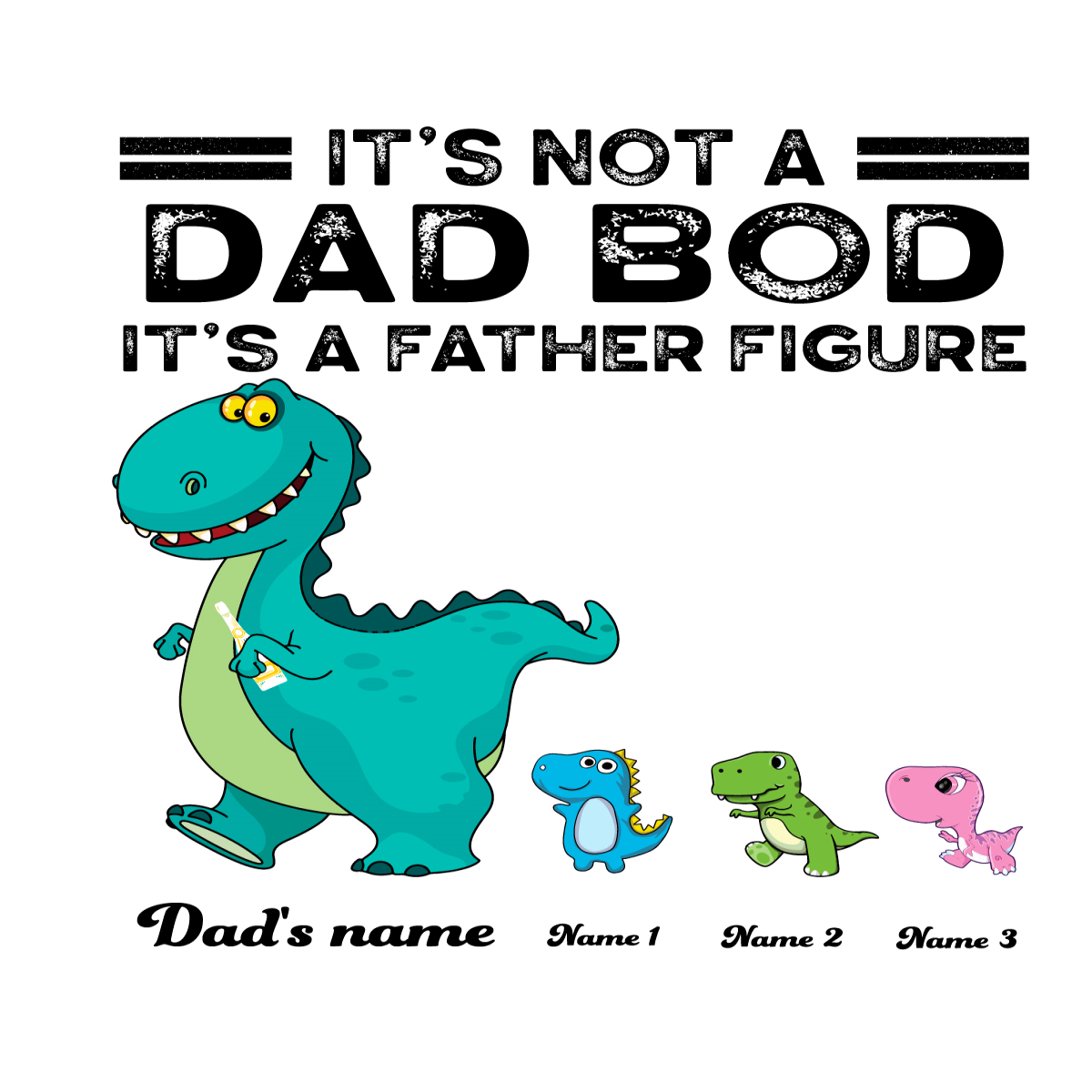 Its Not A Dad Bod Its Father Figure Svg, Fathers Day Svg, Da - Inspire
