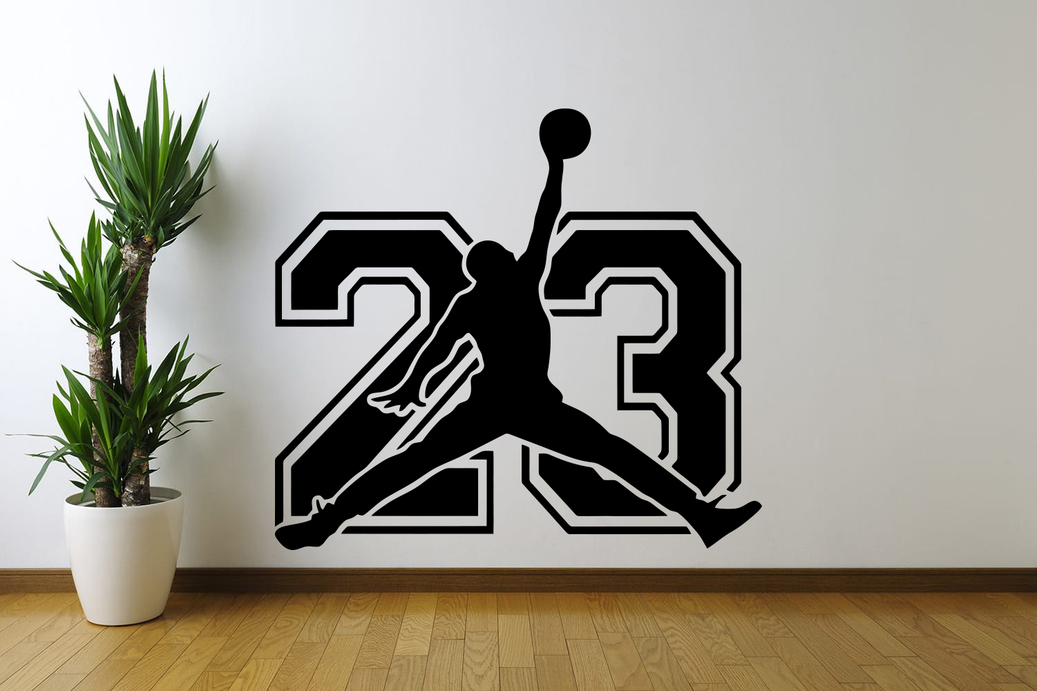 Michael Jordan Vinyl Sticker, Chicago Bulls, 23 Number, NBA, Inspire