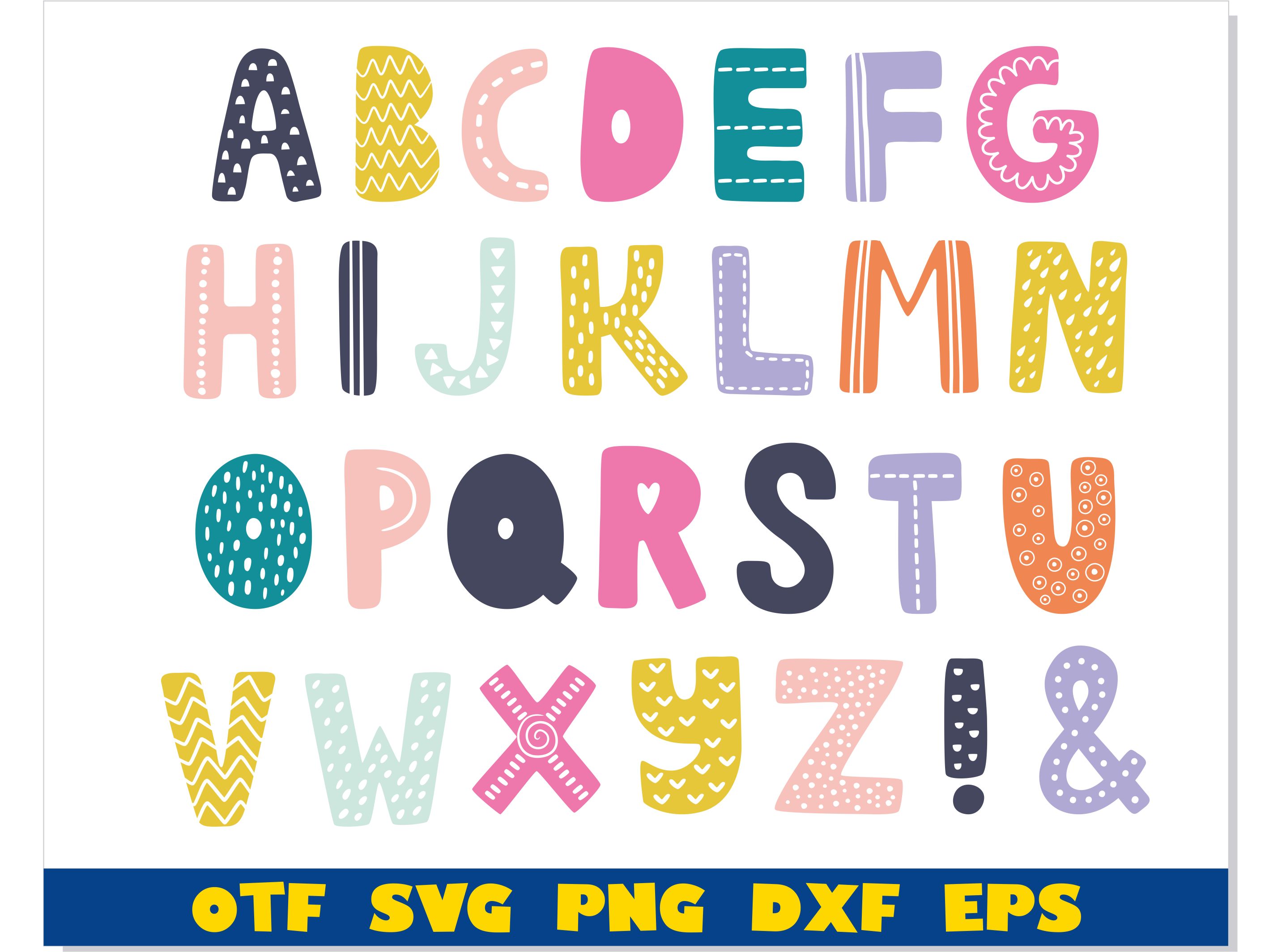 Doodle Letters | Doodle Font OTF, Doodle Font Png, Doodle Fo | Inspire ...