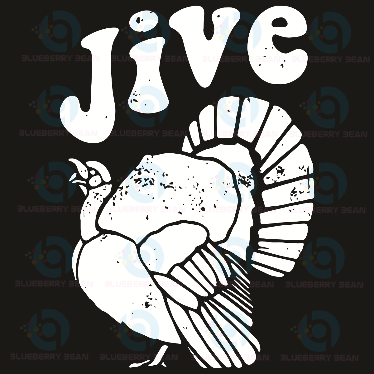 Jive Turkey Svg, Thanksgiving Svg, Jive Turkey Svg, Turkey S - Inspire