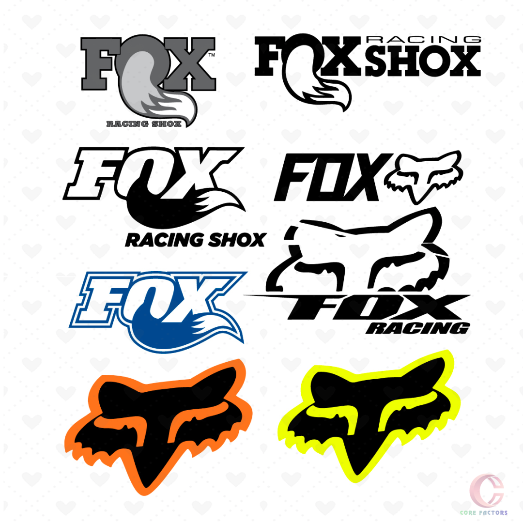 Fox Racing Logo SVG Motocross Svg Mountain Bike Bundle Svg Inspire 