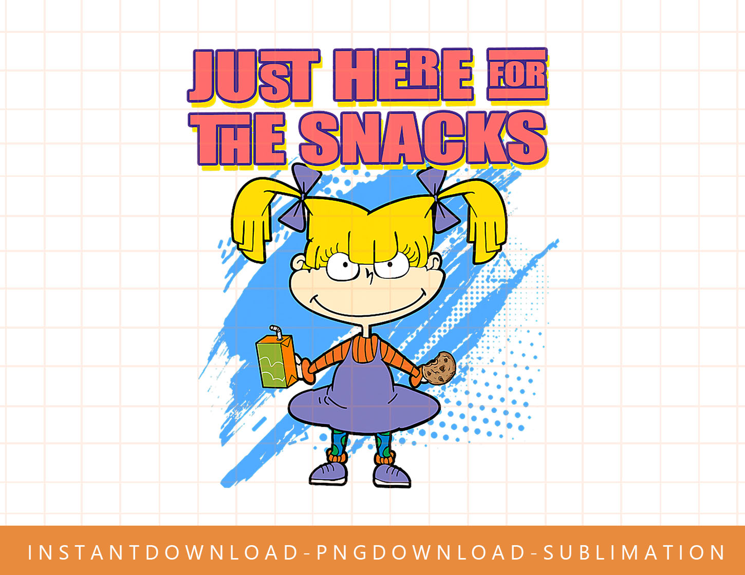 Mademark x Rugrats - Just Here for the Snacks - Angelica png | Inspire ...