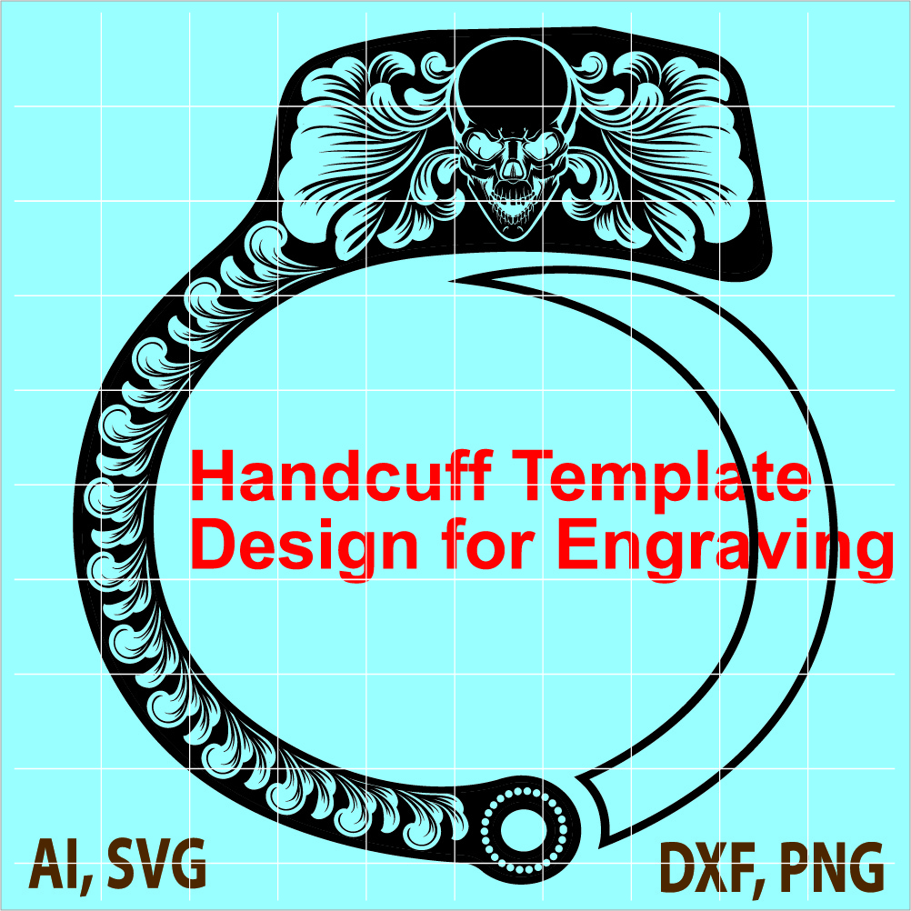 Handcuff Template vector file Inspire Uplift