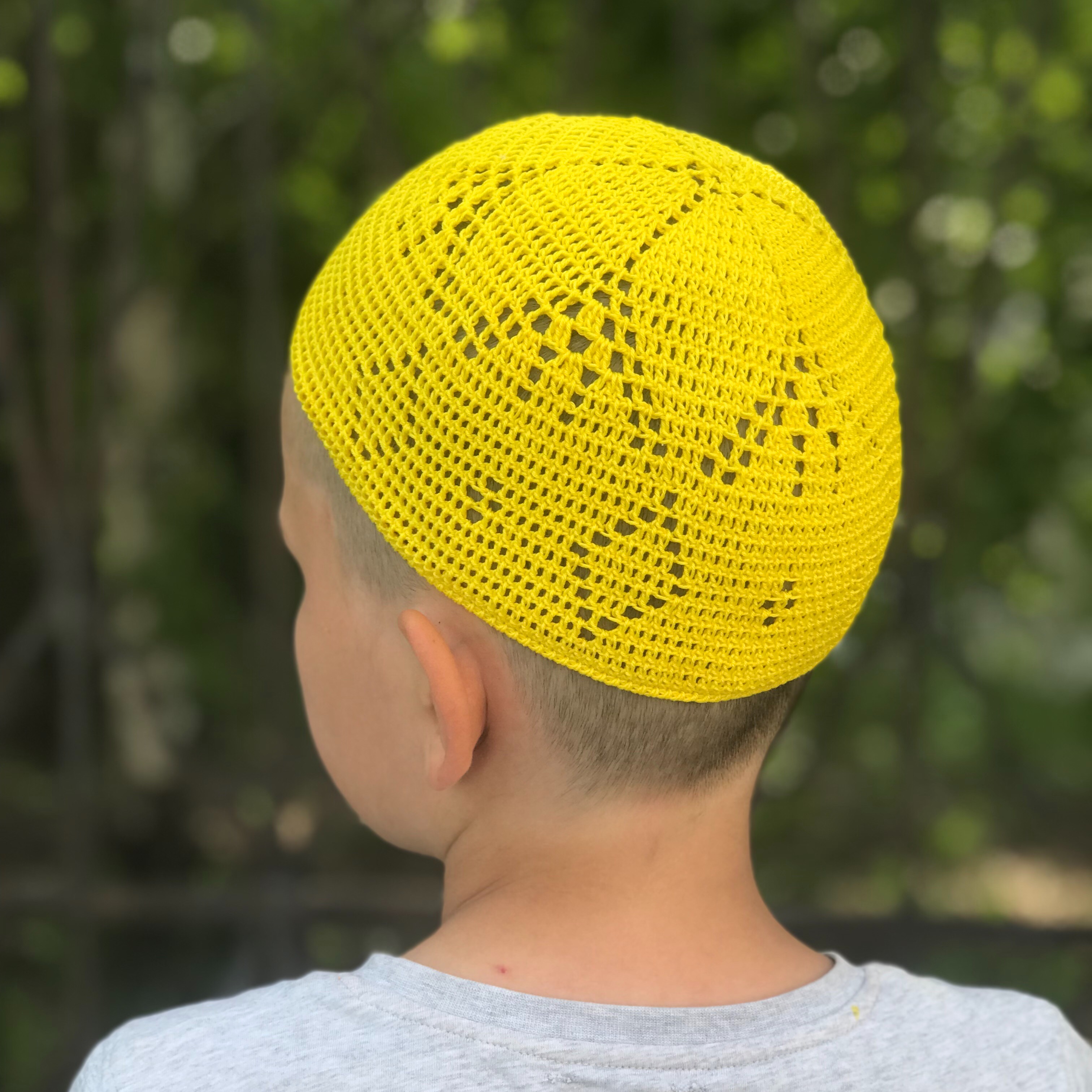 Skull cap kufi unisex crochet Inspire Uplift
