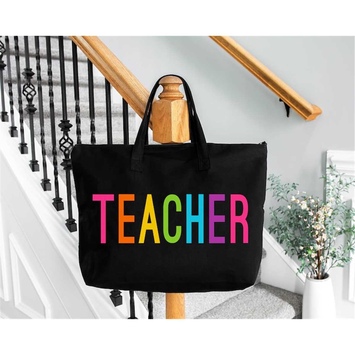 Teacher Tote Bag, Teacher Appreciation Gift Ideas for Teache - Inspire ...