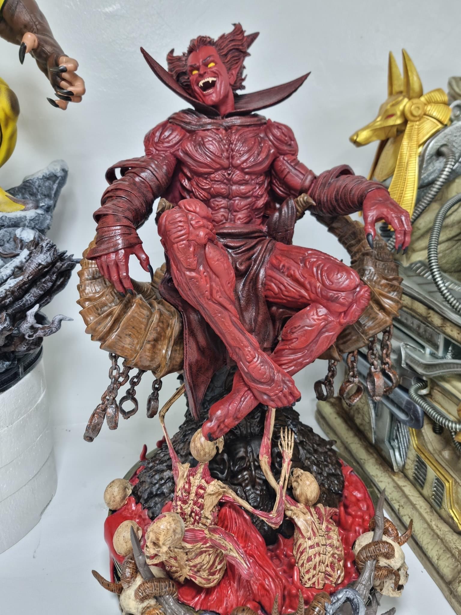 Mephisto Marvel 3D printed hand painted custom figure, Mephi