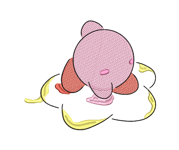 Embroidery Line Art Design - Kirby Embroidery Pattern - Simp | Inspire ...