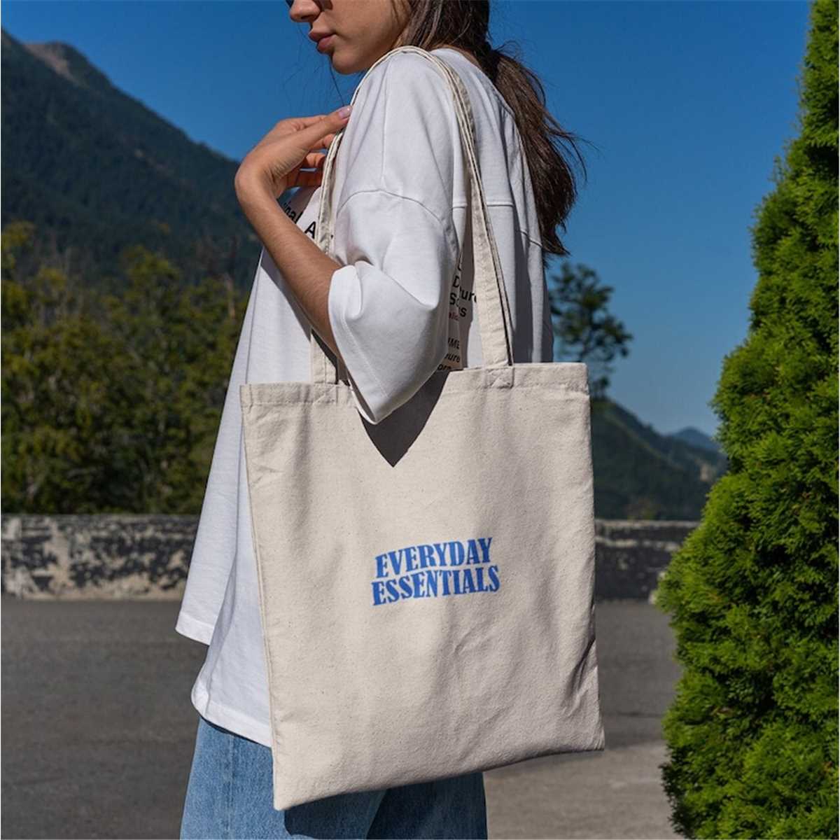 ★TOUT Y EST★ Athleisure Logo Print Tote Bag IVORY DXTG3123 1685785815_MR-362023164938-
