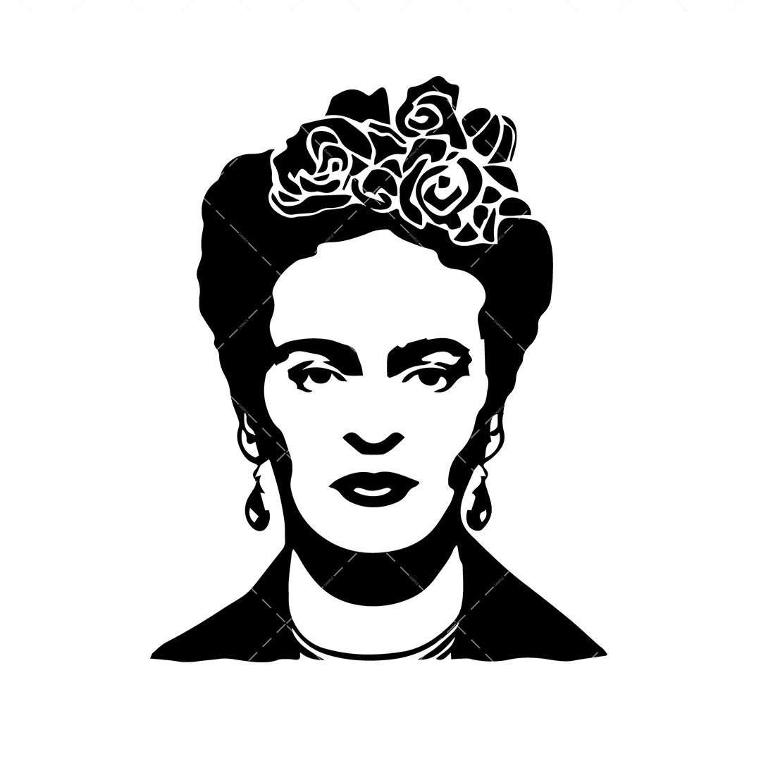 Frida SVG, PNG, PDF, Frida Kahlo Svg, Frida Kahlo silhouette - Inspire ...