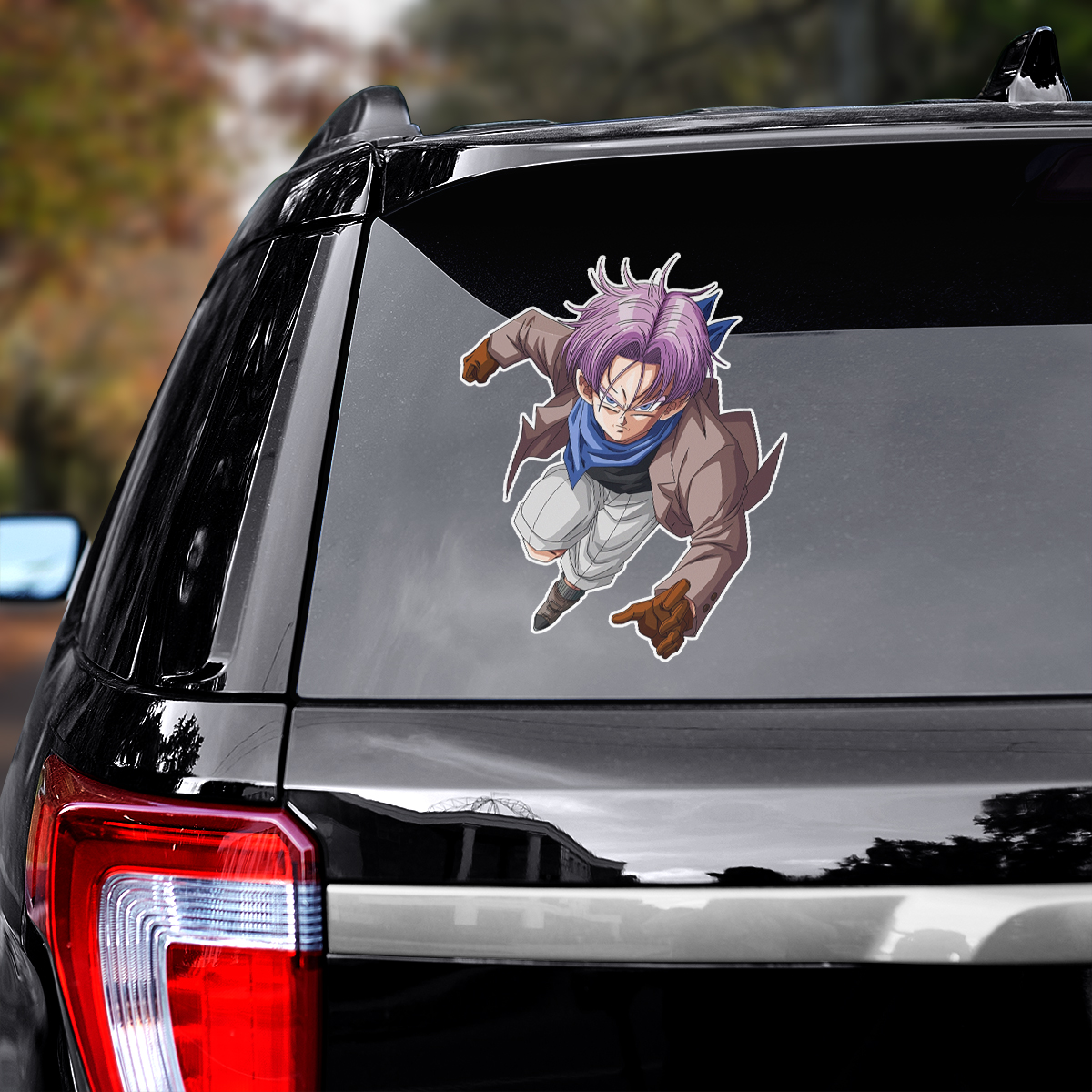 Trunks Car Sticker, Dragon Ball Decal, Anime Car Decal, Anim Inspire