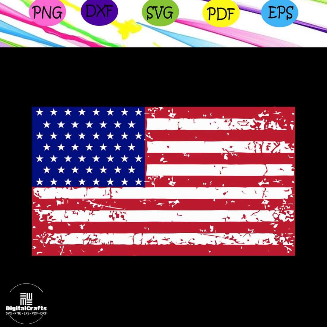 America flag svg, independence day svg, happy 4th of july sv | Inspire ...